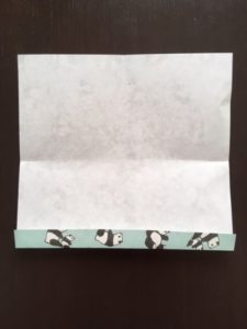 折り紙のポチ袋 作り方手順2